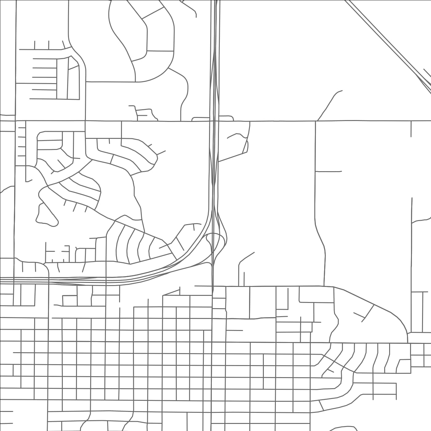 ROAD MAP OF CANYON, TEXAS BY MAPBAKES