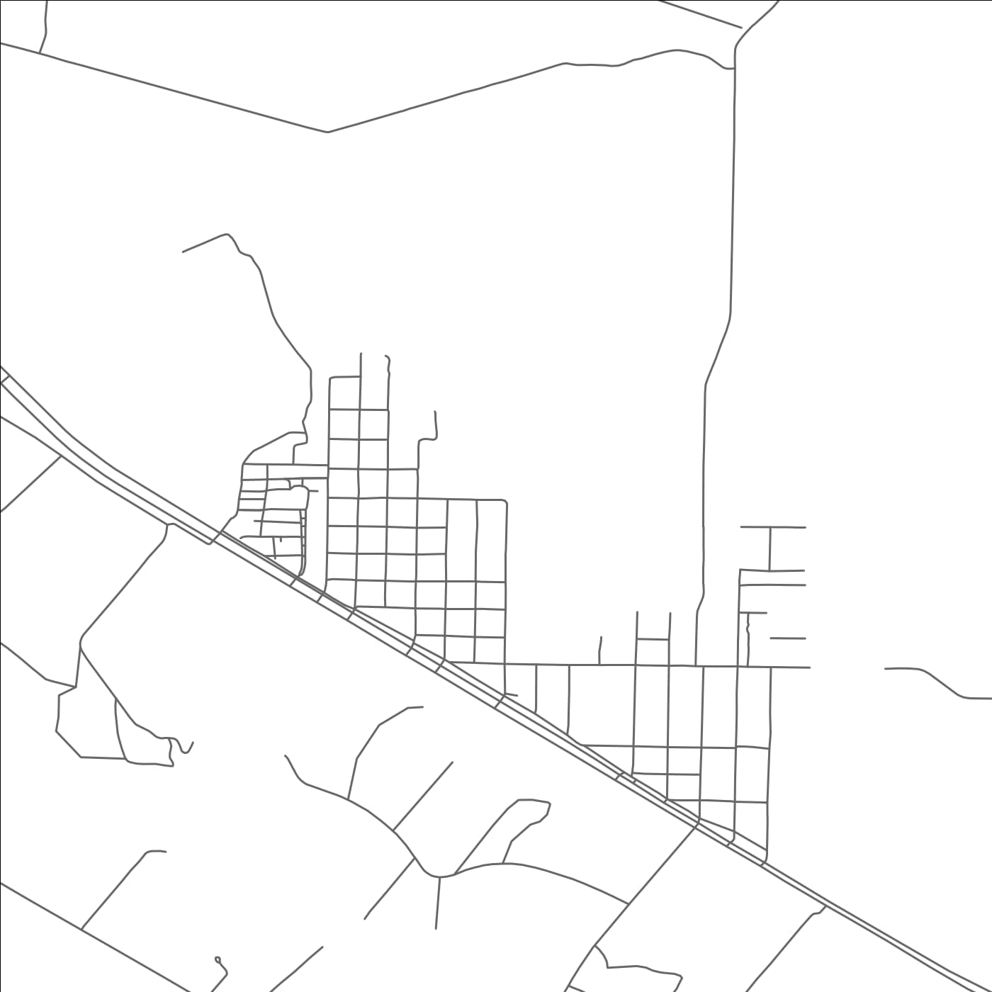 ROAD MAP OF CARLSBAD, TEXAS BY MAPBAKES