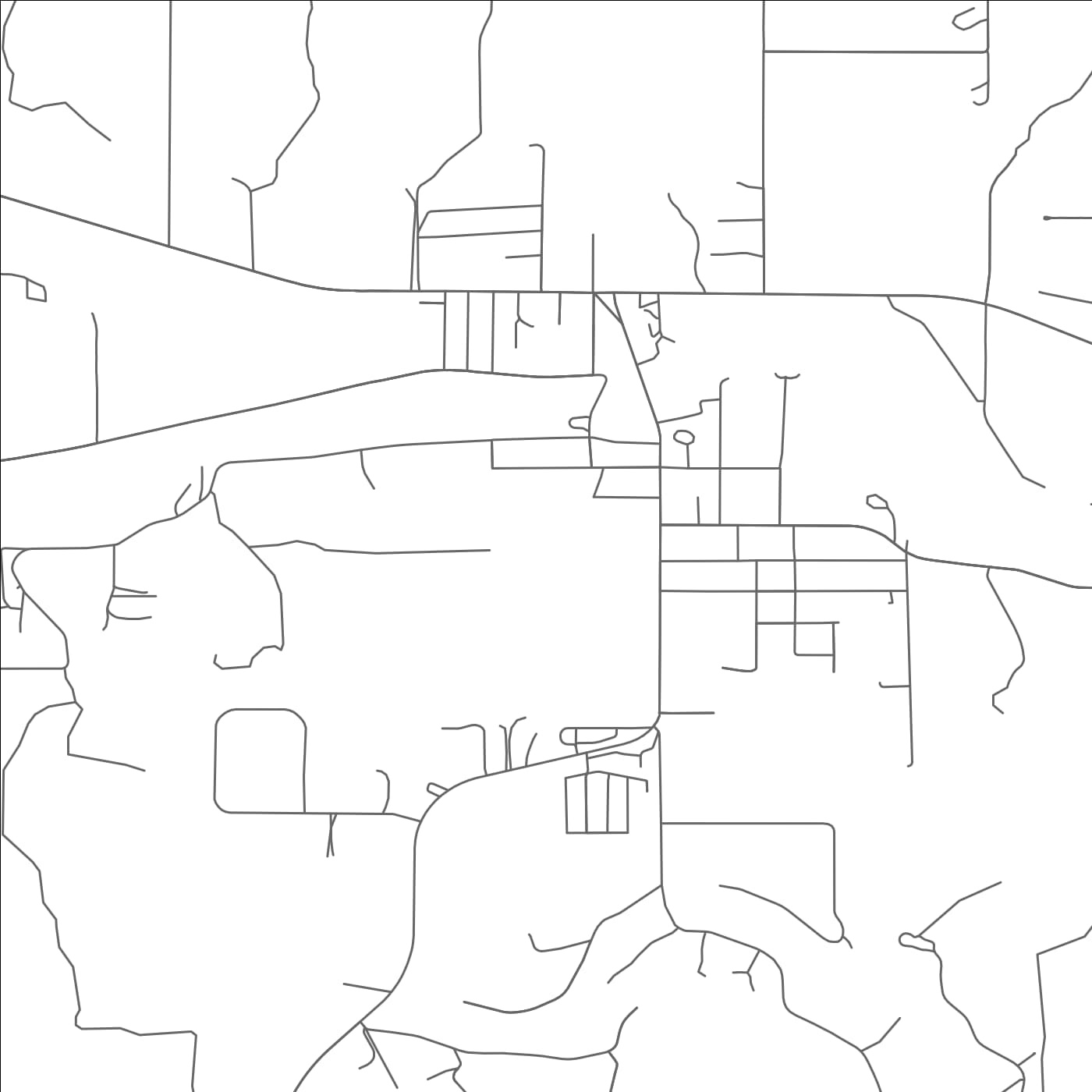 ROAD MAP OF CENTER POINT, TEXAS BY MAPBAKES