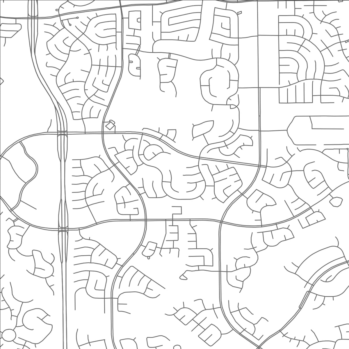 ROAD MAP OF CINCO RANCH, TEXAS BY MAPBAKES