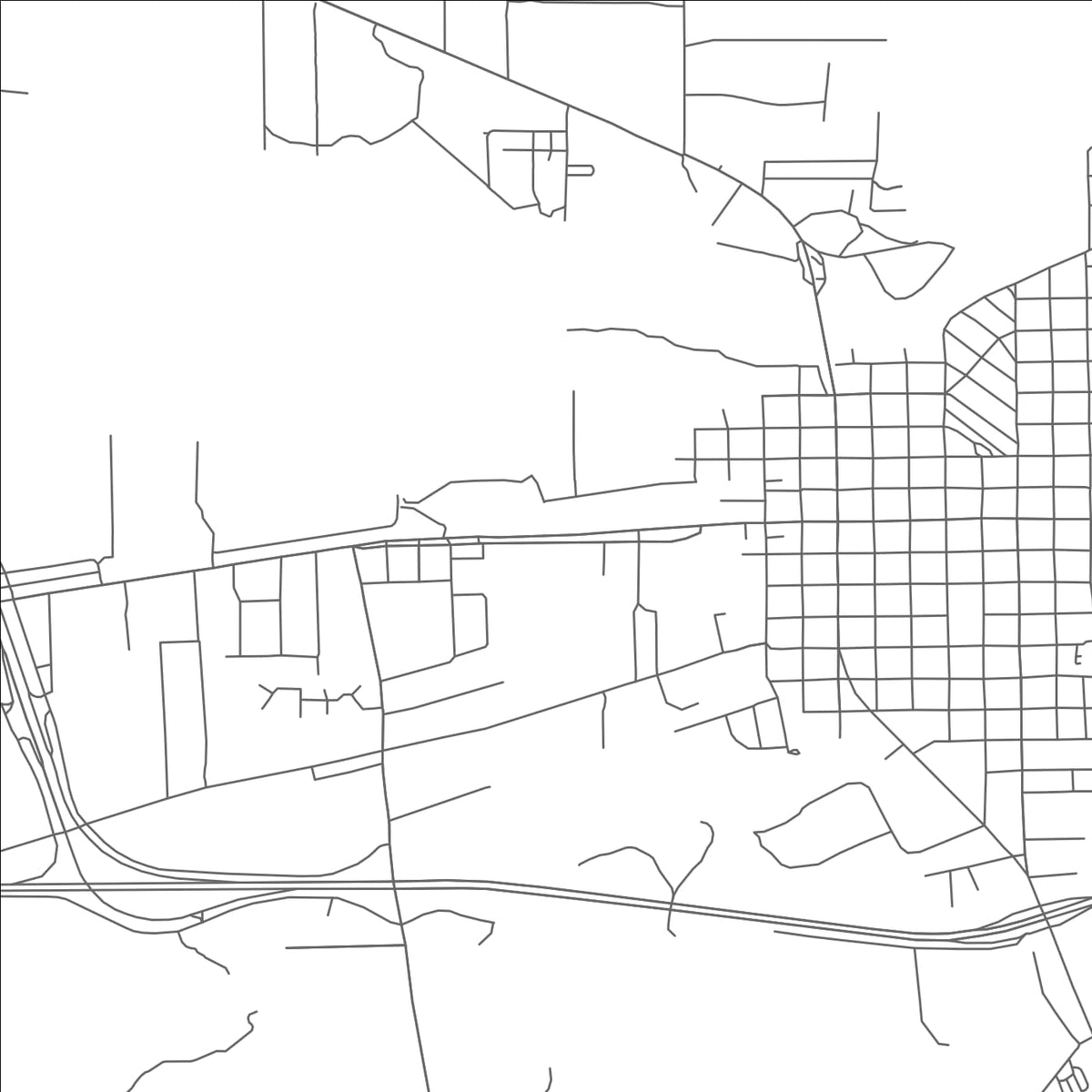 ROAD MAP OF COLUMBUS, TEXAS BY MAPBAKES
