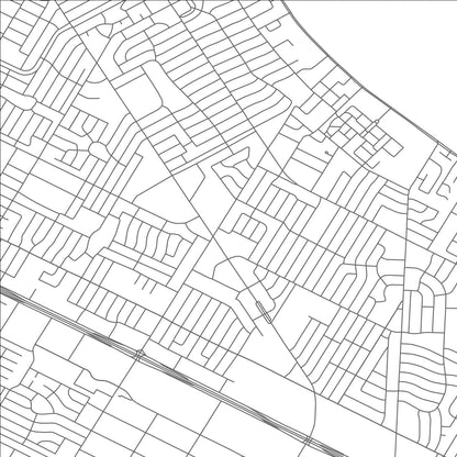 ROAD MAP OF CORPUS CHRISTI, TEXAS BY MAPBAKES