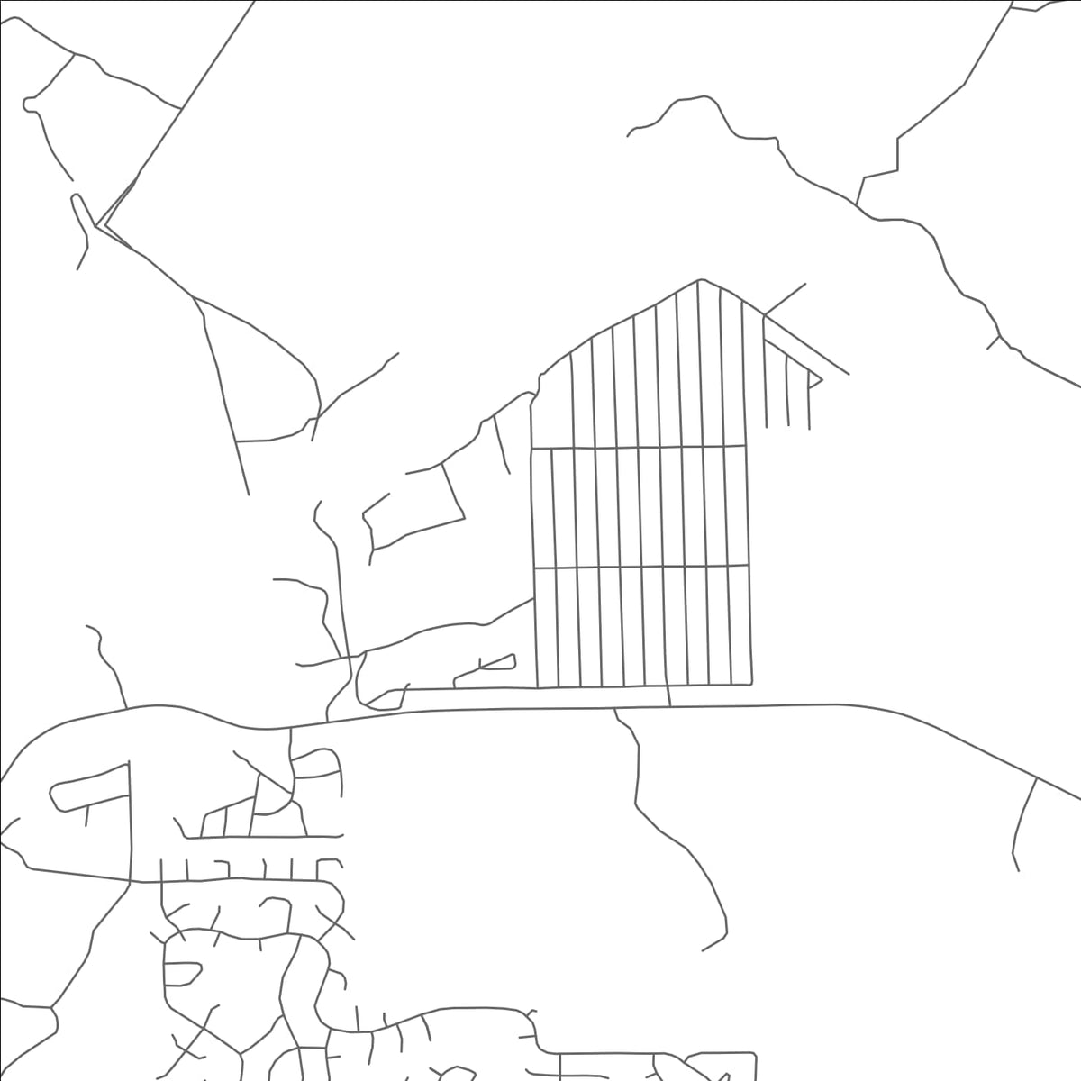 ROAD MAP OF COTTONWOOD SHORES, TEXAS BY MAPBAKES