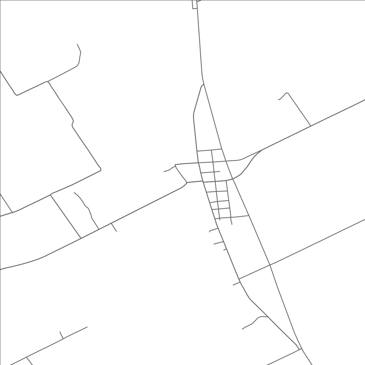 ROAD MAP OF COVINGTON, TEXAS BY MAPBAKES