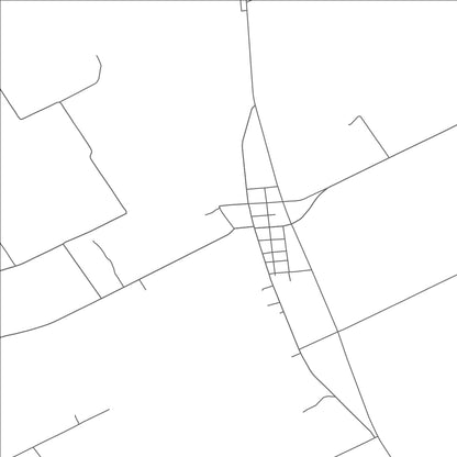 ROAD MAP OF COVINGTON, TEXAS BY MAPBAKES