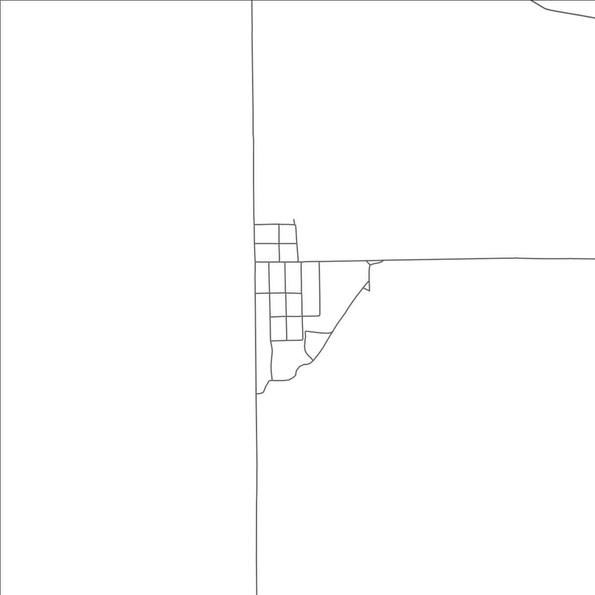 ROAD MAP OF COYANOSA, TEXAS BY MAPBAKES