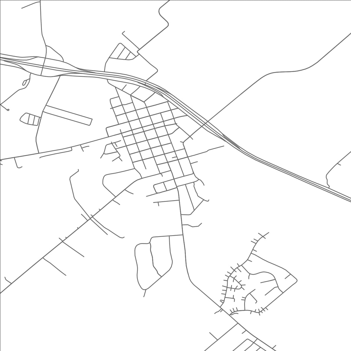ROAD MAP OF CRANDALL, TEXAS BY MAPBAKES