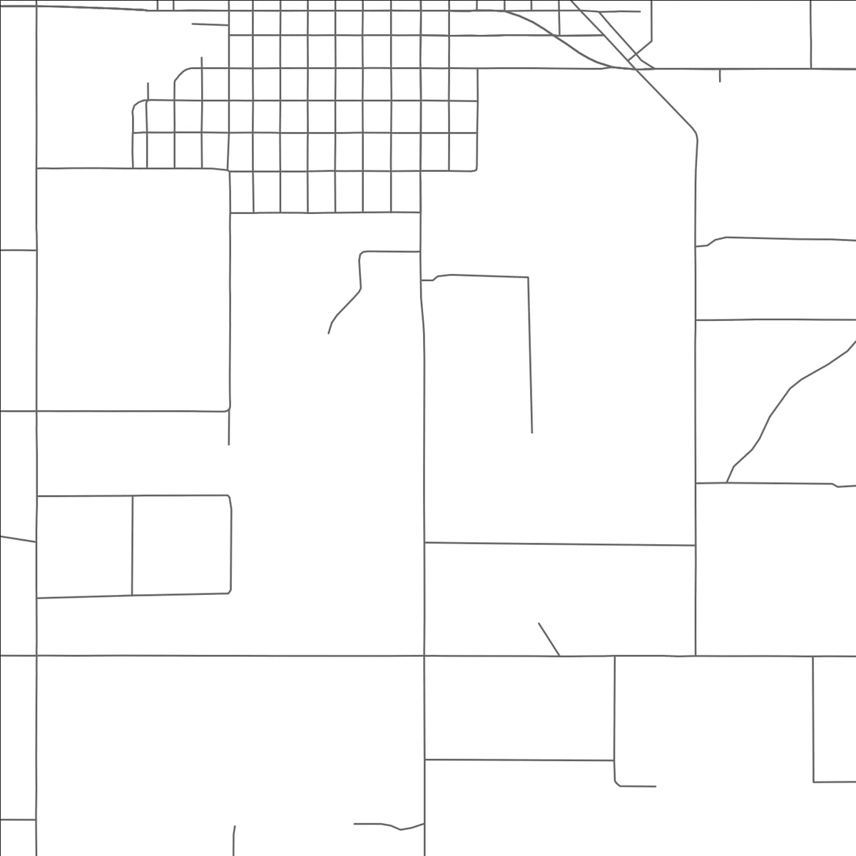 ROAD MAP OF CROSBYTON, TEXAS BY MAPBAKES