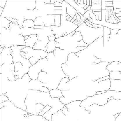 ROAD MAP OF CROSS MOUNTAIN, TEXAS BY MAPBAKES