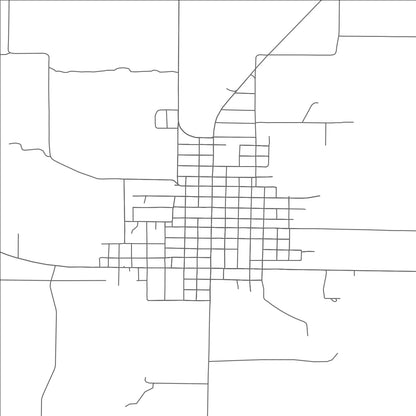 ROAD MAP OF CROSS PLAINS, TEXAS BY MAPBAKES