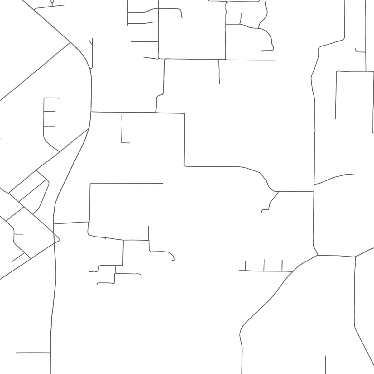 ROAD MAP OF CROSS TIMBER, TEXAS BY MAPBAKES