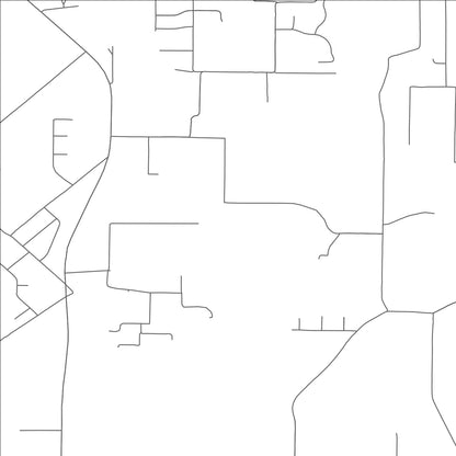 ROAD MAP OF CROSS TIMBER, TEXAS BY MAPBAKES