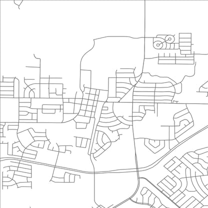 ROAD MAP OF CROWLEY, TEXAS BY MAPBAKES