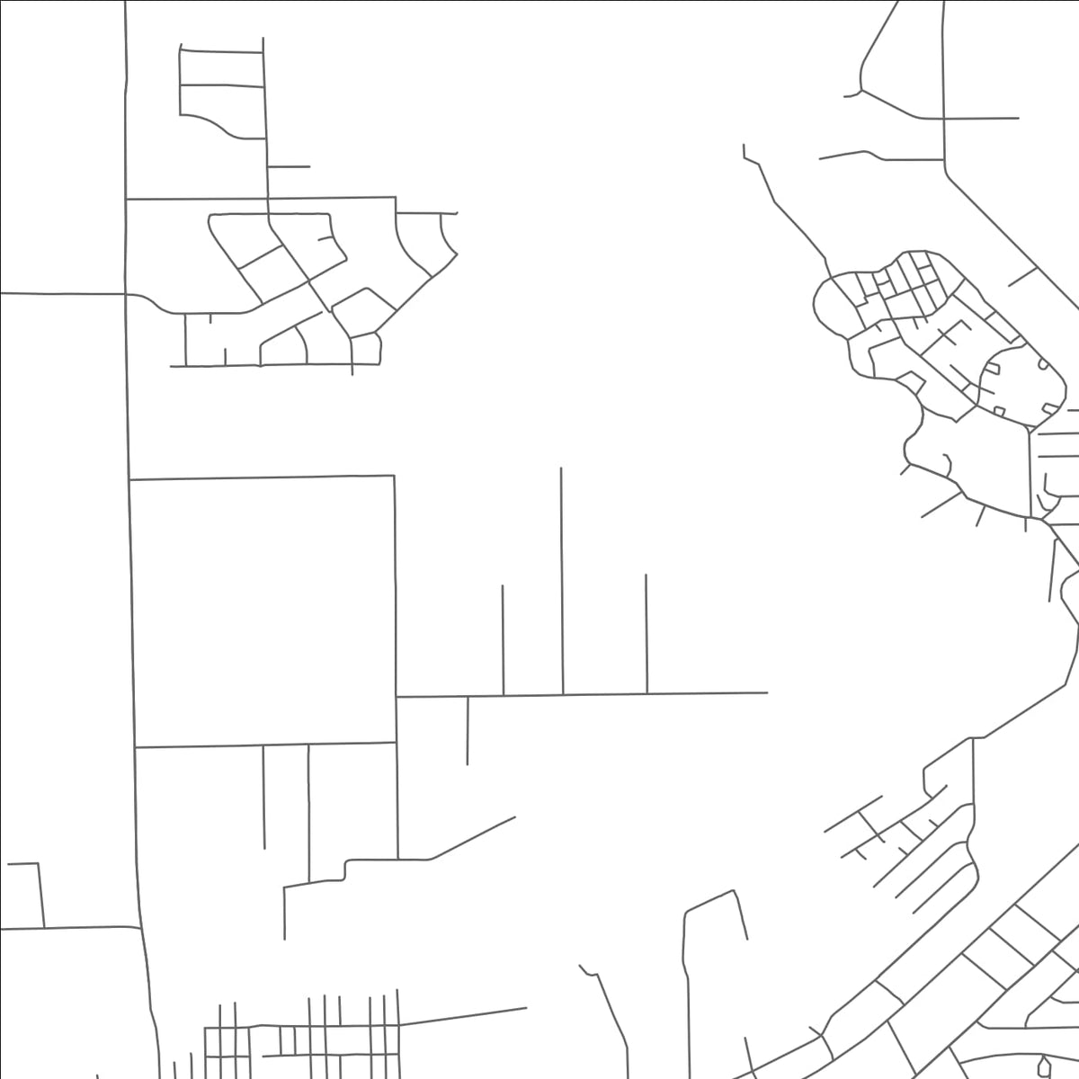ROAD MAP OF CUMINGS, TEXAS BY MAPBAKES