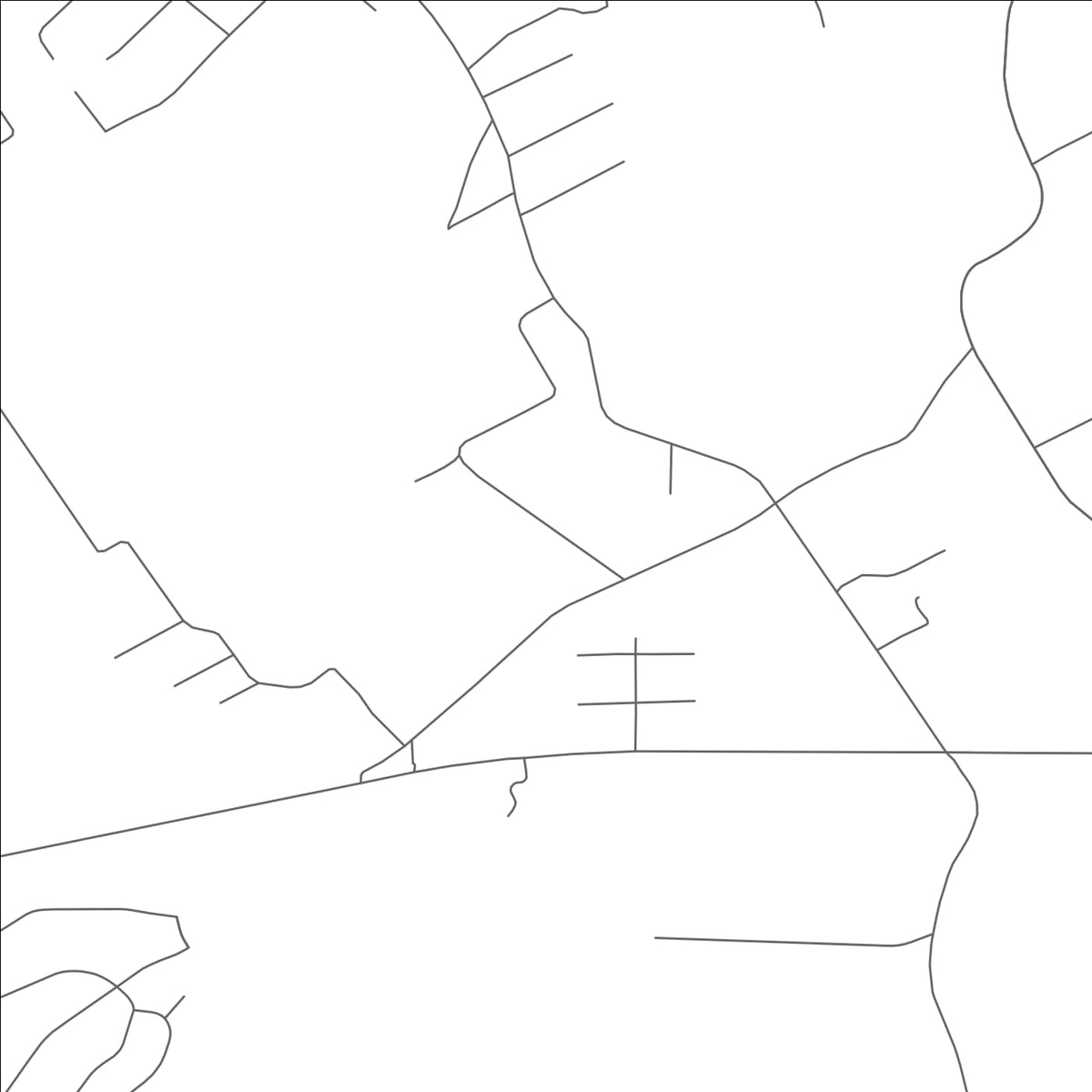ROAD MAP OF CUT AND SHOOT, TEXAS BY MAPBAKES
