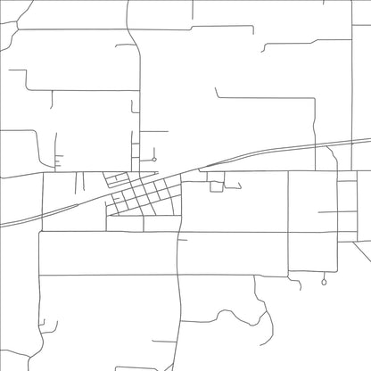 ROAD MAP OF D'HANIS, TEXAS BY MAPBAKES