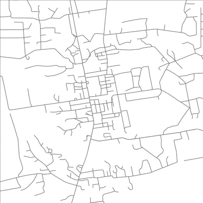 ROAD MAP OF DAISETTA, TEXAS BY MAPBAKES