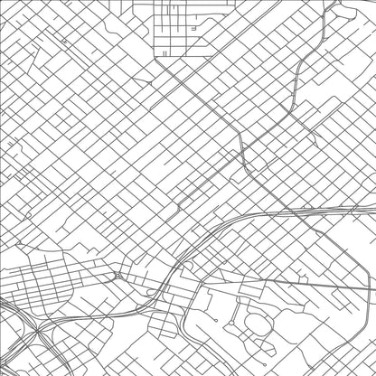 ROAD MAP OF DALLAS, TEXAS BY MAPBAKES