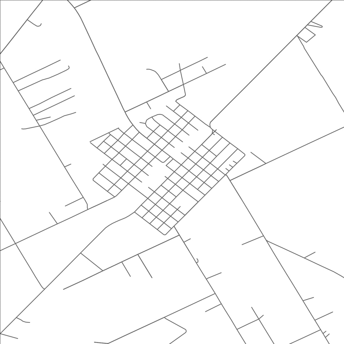 ROAD MAP OF DANBURY, TEXAS BY MAPBAKES