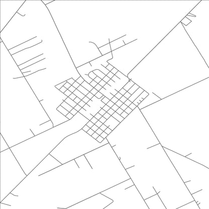 ROAD MAP OF DANBURY, TEXAS BY MAPBAKES