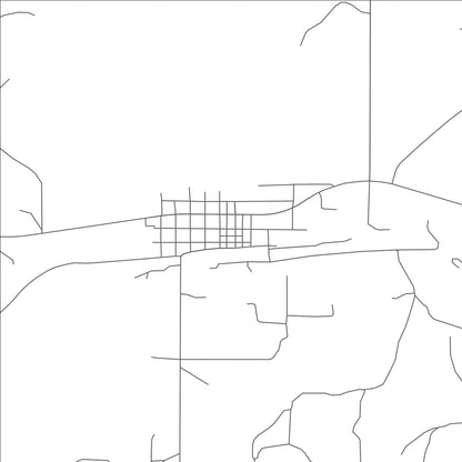 ROAD MAP OF DARROUZETT, TEXAS BY MAPBAKES