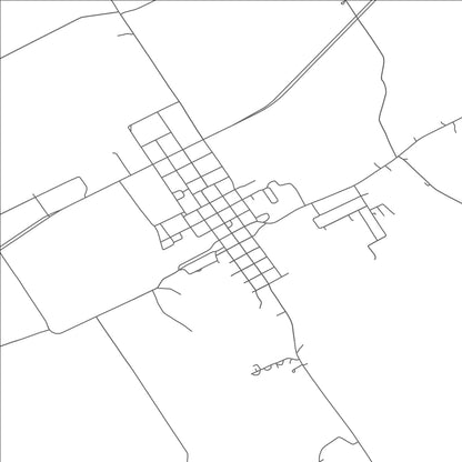 ROAD MAP OF DAWSON, TEXAS BY MAPBAKES