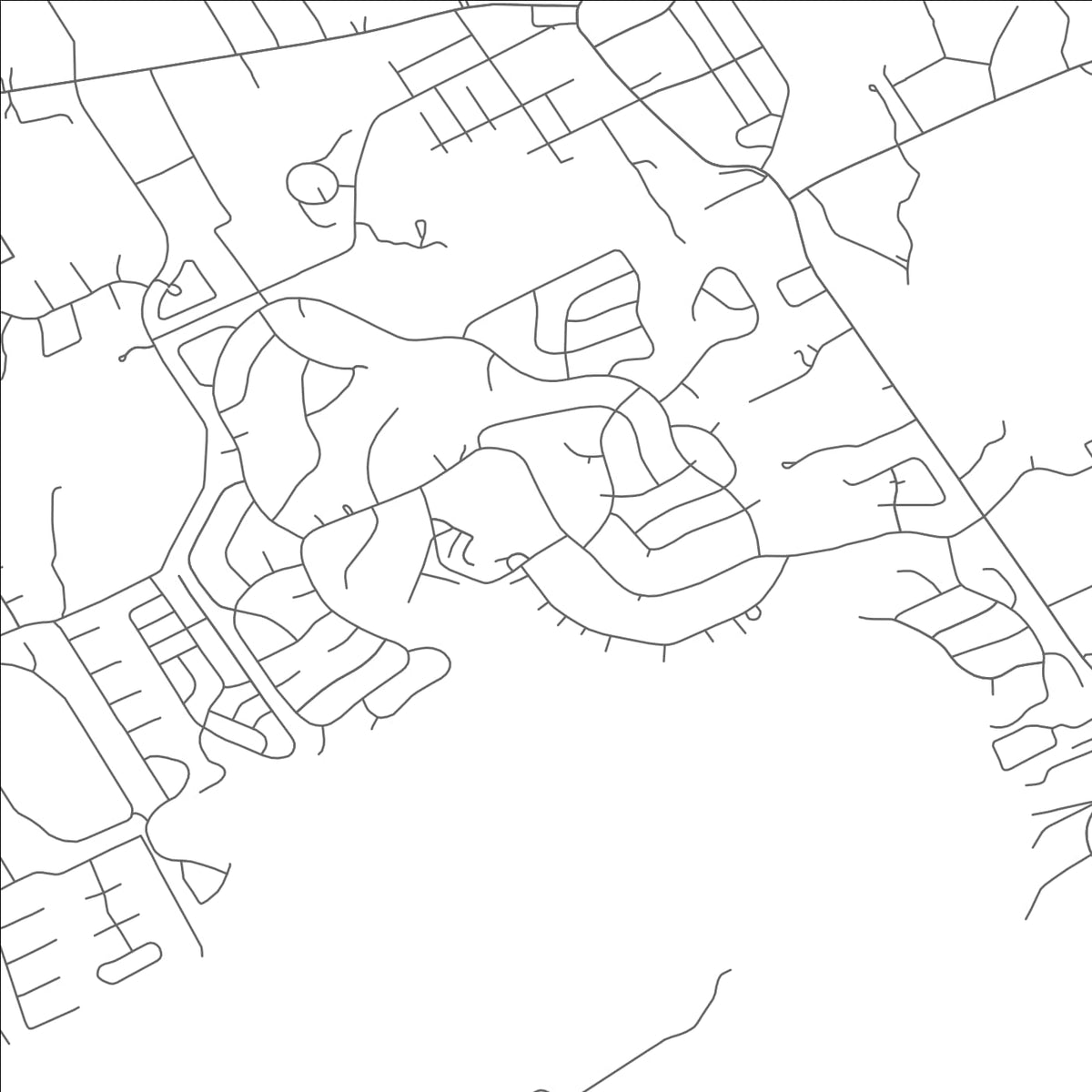 ROAD MAP OF DECORDOVA, TEXAS BY MAPBAKES