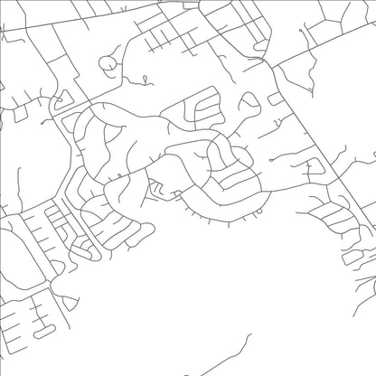 ROAD MAP OF DECORDOVA, TEXAS BY MAPBAKES