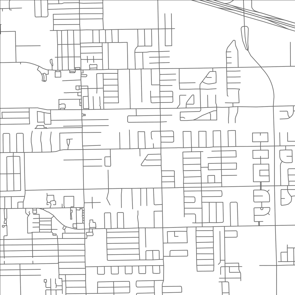 ROAD MAP OF DEER PARK, TEXAS BY MAPBAKES