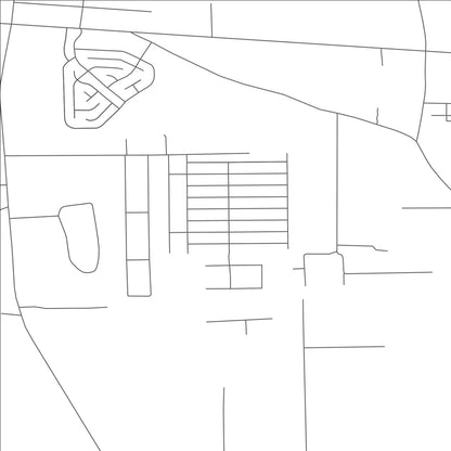 ROAD MAP OF DEERWOOD, TEXAS BY MAPBAKES