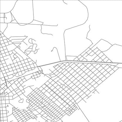 ROAD MAP OF DEL RIO, TEXAS BY MAPBAKES