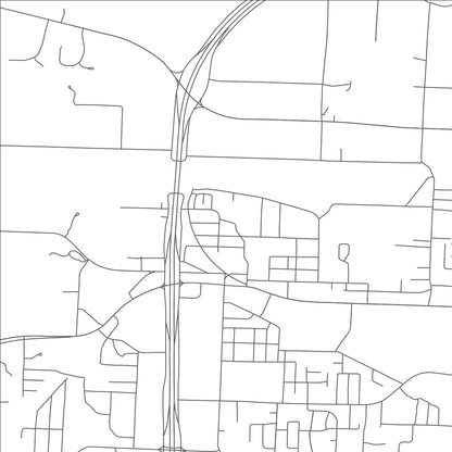 ROAD MAP OF DENISON, TEXAS BY MAPBAKES