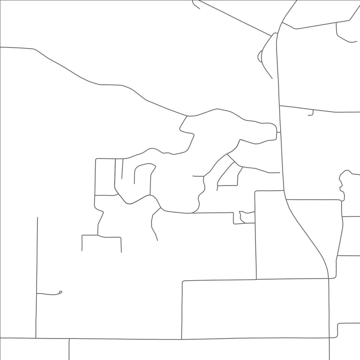 ROAD MAP OF DENNIS, TEXAS BY MAPBAKES