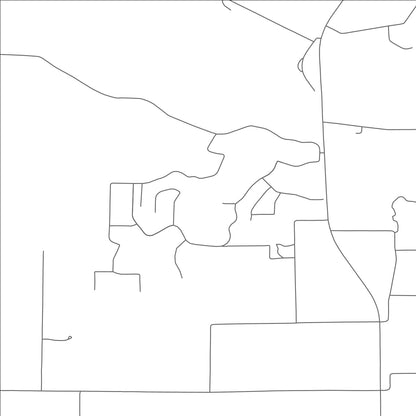 ROAD MAP OF DENNIS, TEXAS BY MAPBAKES