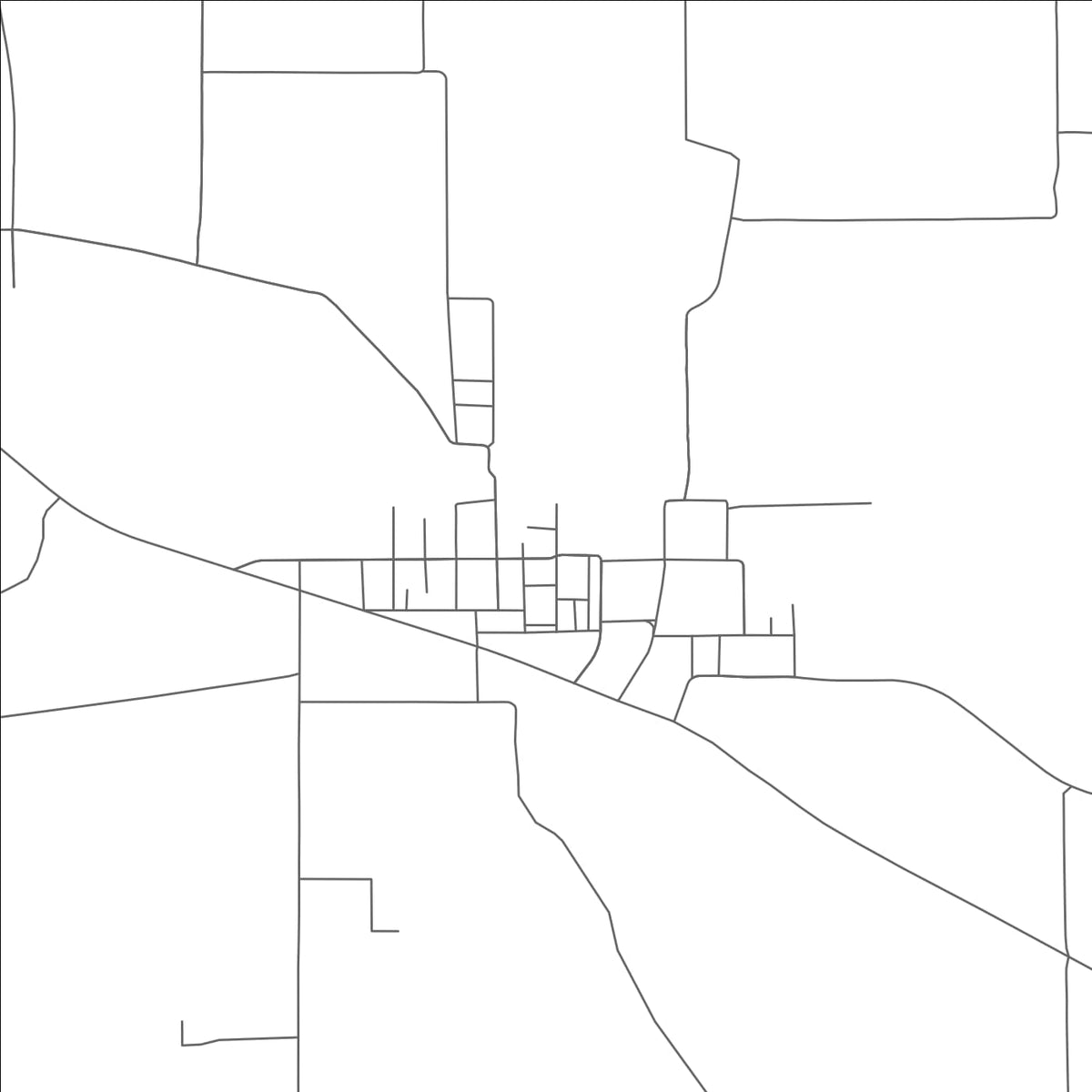 ROAD MAP OF DEPORT, TEXAS BY MAPBAKES