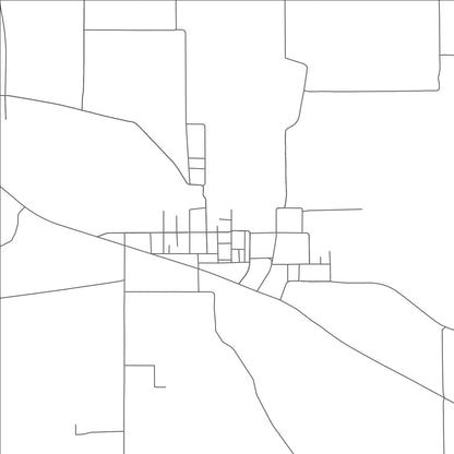 ROAD MAP OF DEPORT, TEXAS BY MAPBAKES