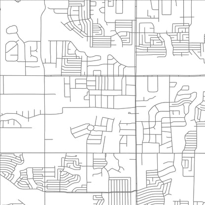 ROAD MAP OF DESOTO, TEXAS BY MAPBAKES