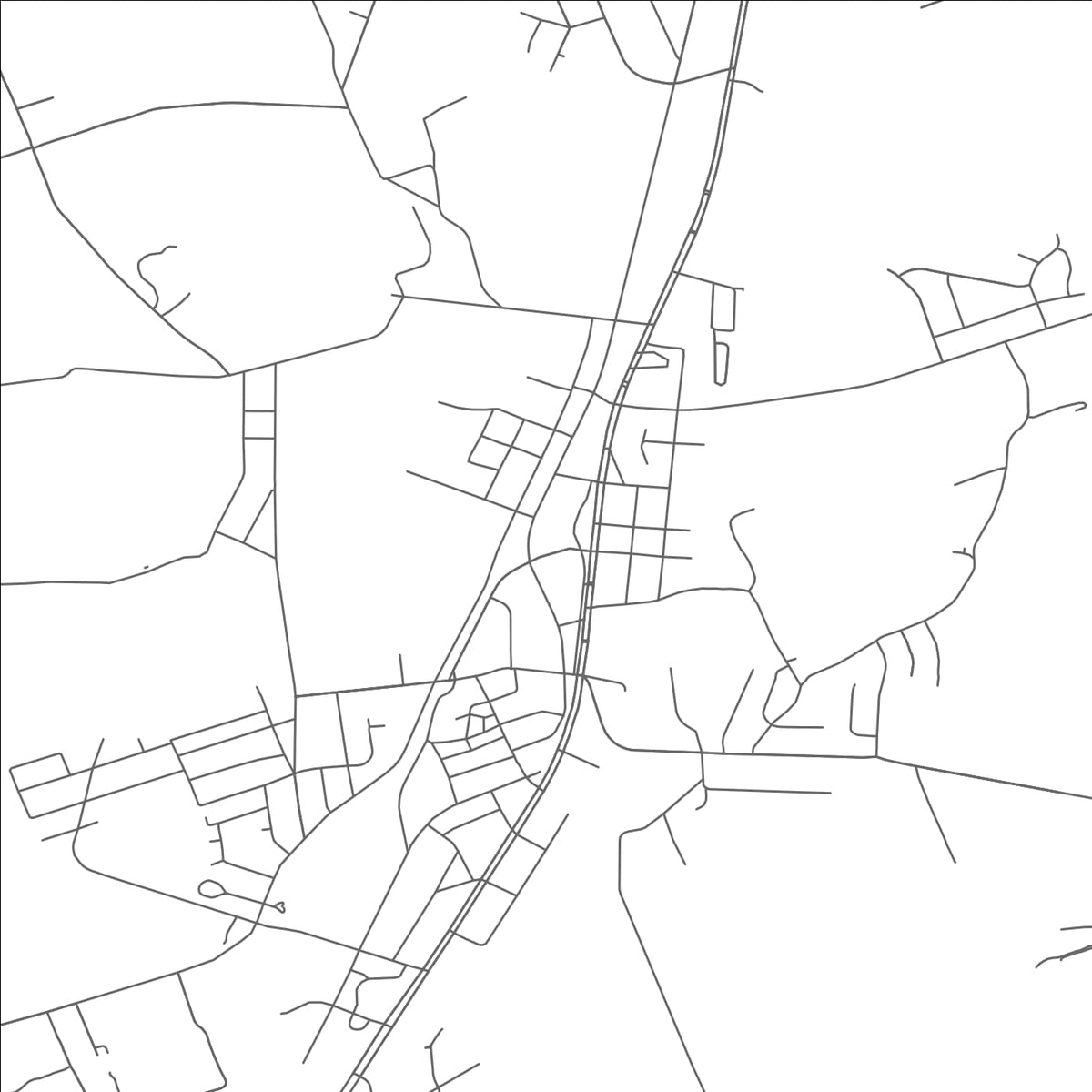 ROAD MAP OF DIBOLL, TEXAS BY MAPBAKES