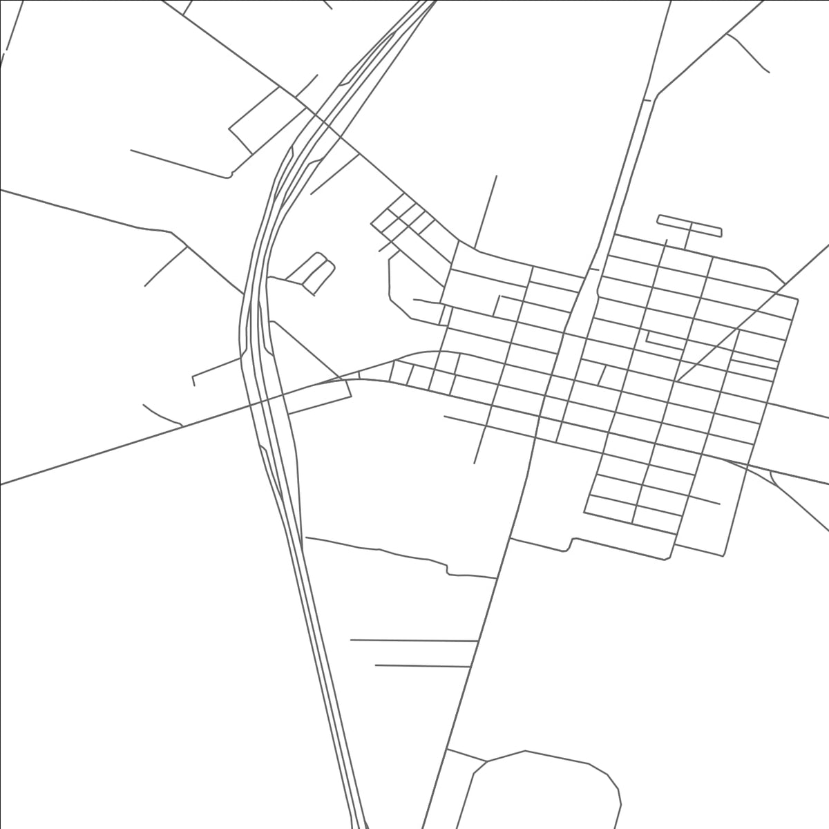 ROAD MAP OF DILLEY, TEXAS BY MAPBAKES