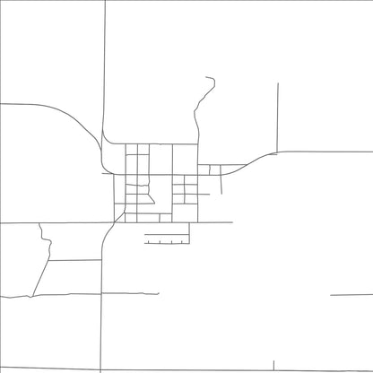 ROAD MAP OF DODSON, TEXAS BY MAPBAKES