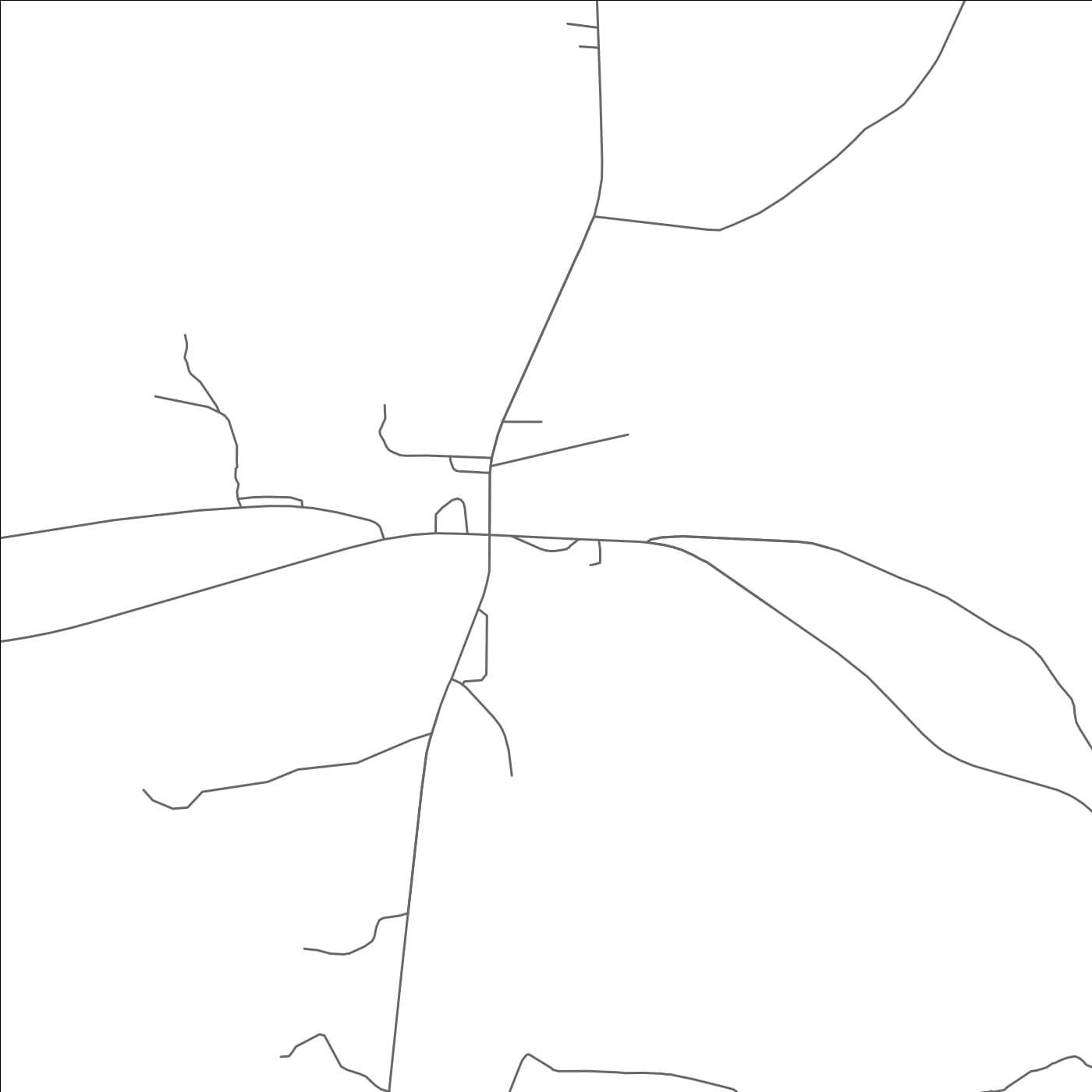 ROAD MAP OF DOUGLASSVILLE, TEXAS BY MAPBAKES