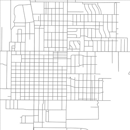 ROAD MAP OF DUMAS, TEXAS BY MAPBAKES