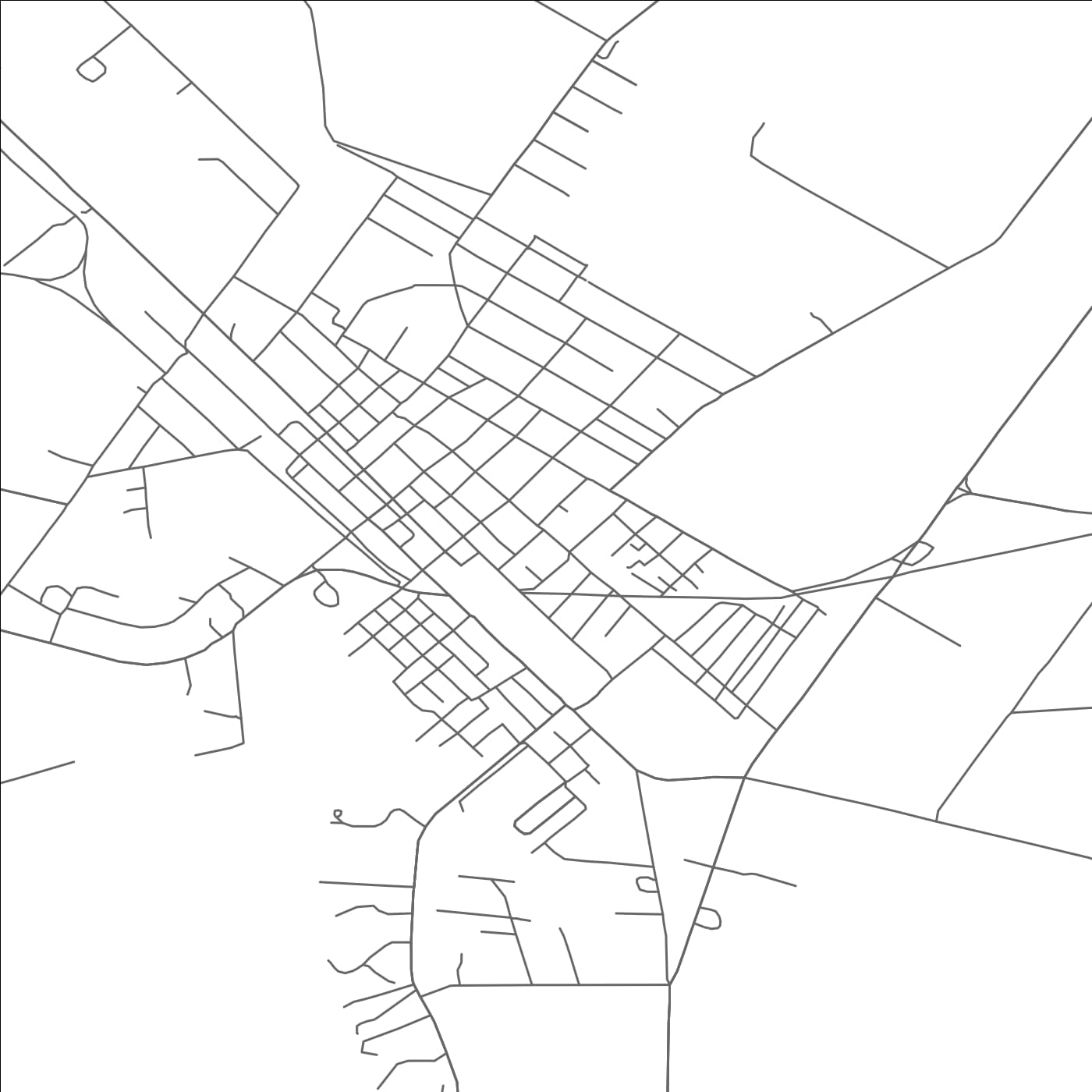 ROAD MAP OF EAGLE LAKE, TEXAS BY MAPBAKES