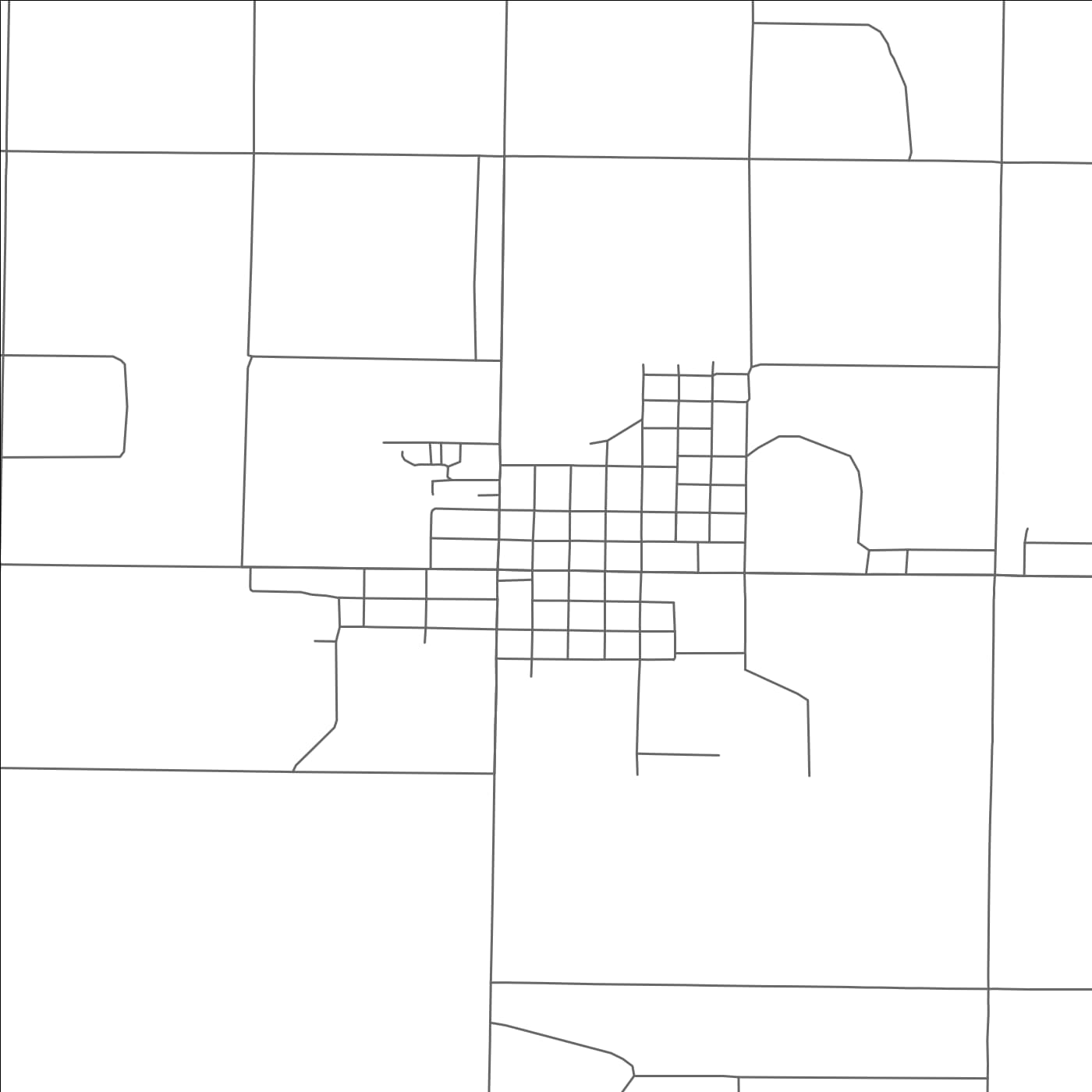 ROAD MAP OF EARTH, TEXAS BY MAPBAKES