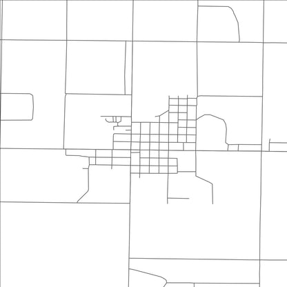 ROAD MAP OF EARTH, TEXAS BY MAPBAKES