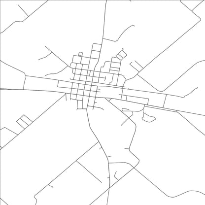 ROAD MAP OF EDGEWOOD, TEXAS BY MAPBAKES