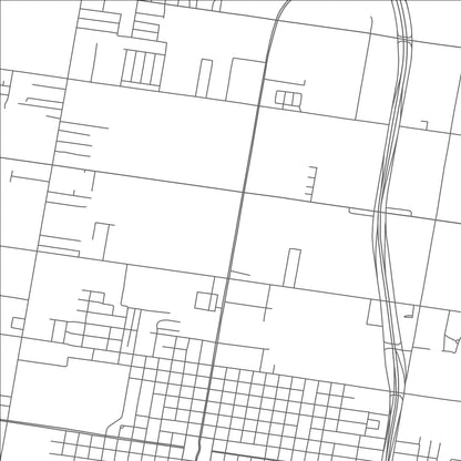 ROAD MAP OF EDINBURG, TEXAS BY MAPBAKES