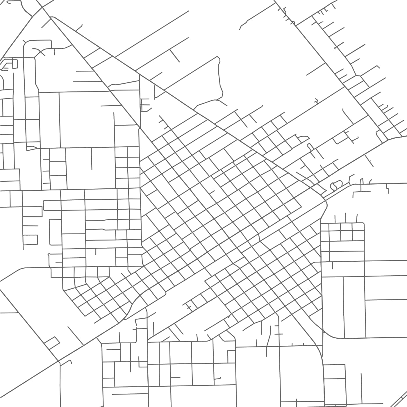 ROAD MAP OF EL CAMPO, TEXAS BY MAPBAKES