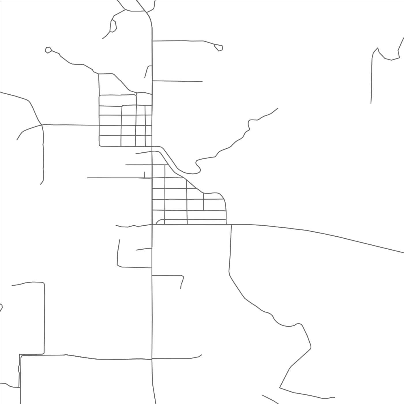 ROAD MAP OF EL INDIO, TEXAS BY MAPBAKES