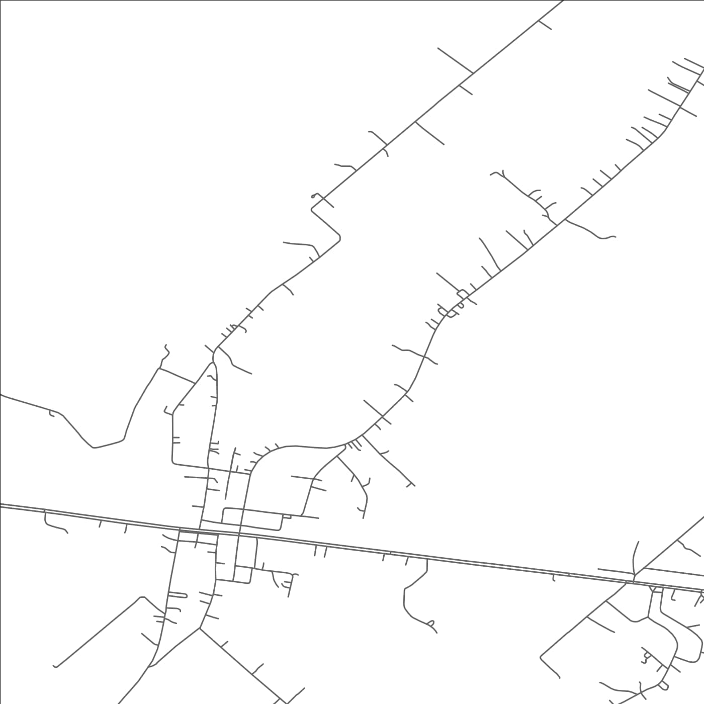 ROAD MAP OF ELMO, TEXAS BY MAPBAKES